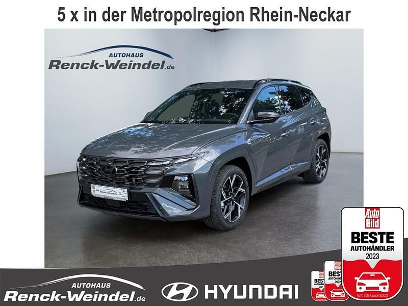 Grau Neu 2024 Hyundai Tucson N Line SUV | 41.989 € (Teuer) - Bild 1/4
