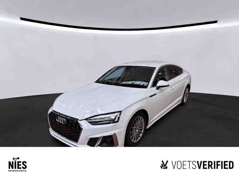 Ibisweiß Gebraucht 2021 Audi A5 Sportback S-Line Limousine | 31.650 € (Guter Preis) - Bild 1/2