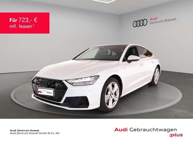 Gletscherweiß metallic Gebraucht 2025 Audi A7 Sportback Ambiente Kleinwagen | 66.990 € - Bild 1/3