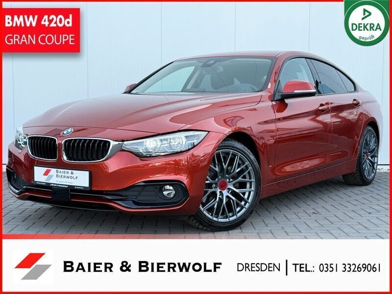 Sunset orange metallic Gebraucht 2017 BMW 420 Gran Coupé Sport Line Coupé | 27.990 € (Etwas zu teuer) - Bild 1/4