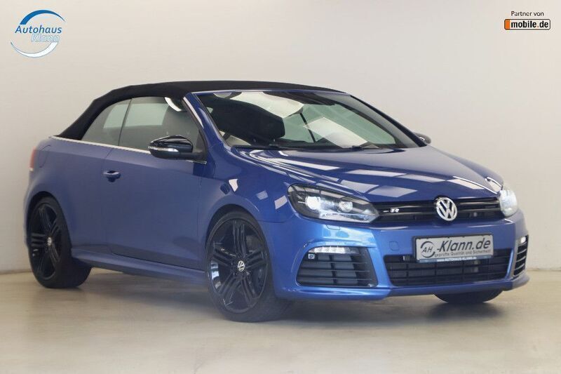 Blau Gebraucht 2014 VW Golf Cabriolet R Cabrio | 21.999 € (Teuer) - Bild 1/4