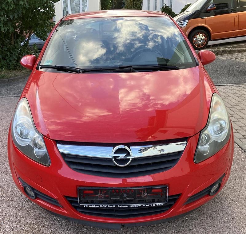 Rot Gebraucht 2010 Opel Corsa Kleinwagen | 750 € (Superpreis) - Bild 1/4