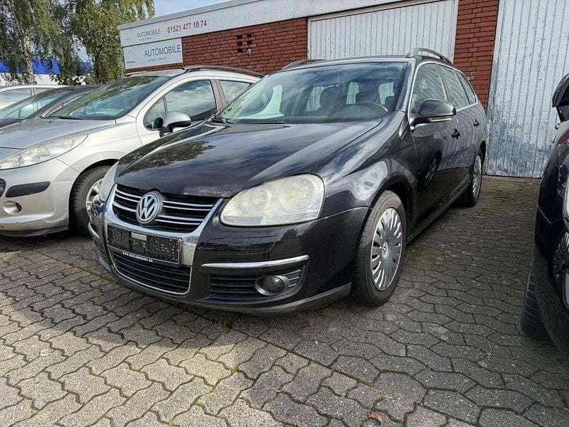 Schwarz Gebraucht 2008 VW Golf V Comfortline Kombi | 999 € (Guter Preis) - Bild 1/4