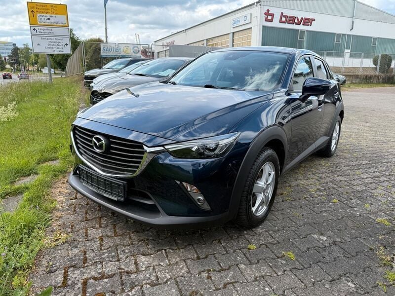 Mitternachtsblau (metallic) Gebraucht 2017 Mazda CX-3 Exclusive-Line SUV | 12.990 € (Fairer Preis) - Bild 1/4