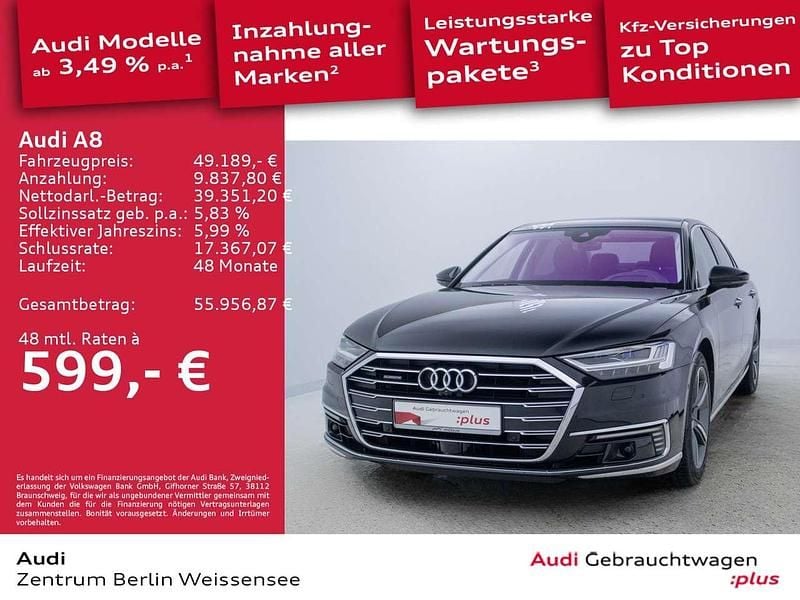 Gebraucht Audi A8 450 PS (330 kW) 2022 Schwarz Limousine