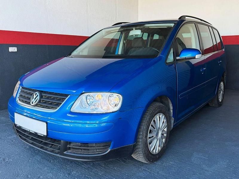 Blau Gebraucht 2006 VW Touran Goal Van / Kleinbus | 1.490 € (Superpreis) - Bild 1/4