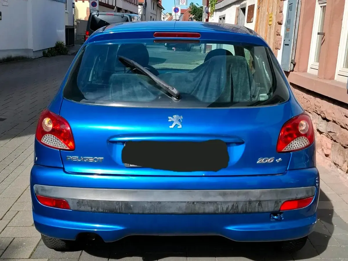 Gebraucht Peugeot 206+ 60 PS (44 kW) 2009 Blau Kleinwagen