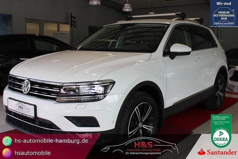 Pure white Gebraucht 2018 VW Tiguan Highline SUV | 23.400 € (Guter Preis) - Bild 1/4