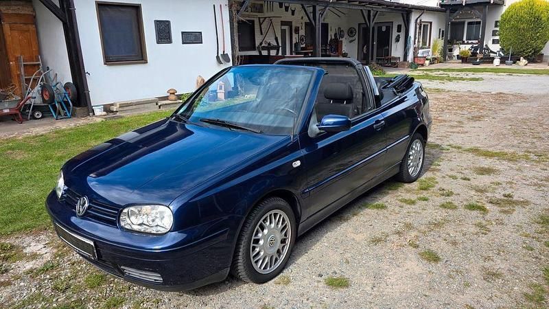 Blau Gebraucht 2001 VW Golf Cabriolet Cabrio | 3.750 € (Fairer Preis) - Bild 1/4