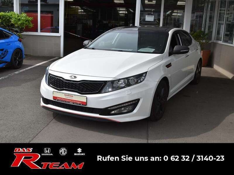 Weiß Gebraucht 2013 Kia Optima Hybrid Spirit Limousine | 10.895 € (Etwas zu teuer) - Bild 1/4