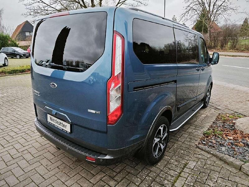 Gebraucht Ford Transit Custom Active 150 PS (110 kW) 2021 Chromablau metallic Van / Kleinbus