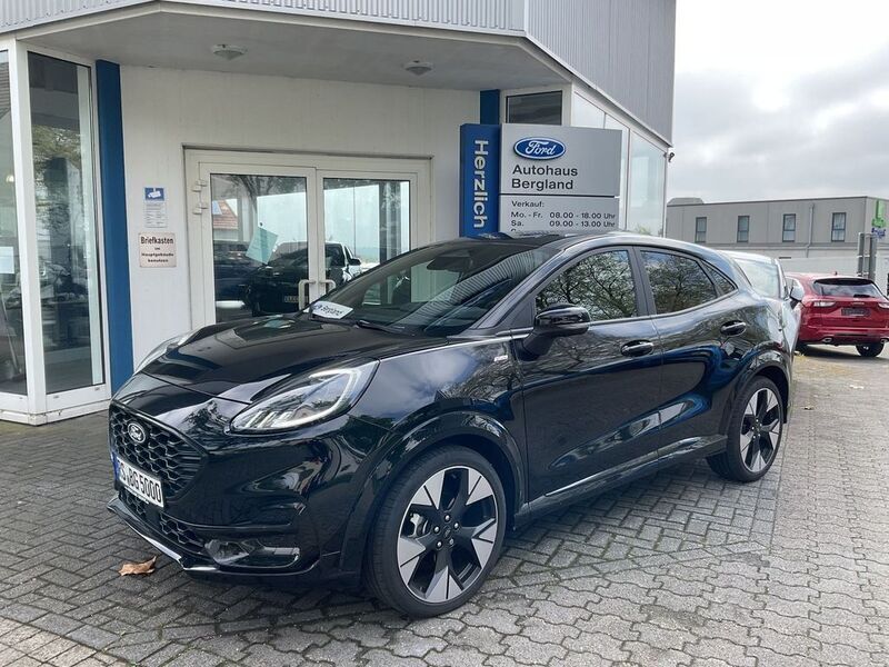 Agate black metallic schwarz Gebraucht 2024 Ford Puma ST-Line SUV | 28.490 € (Fairer Preis) - Bild 1/4