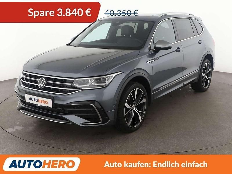 Platinum grey Gebraucht 2022 VW Tiguan Allspace R-line SUV | 36.510 € (Fairer Preis) - Bild 1/3