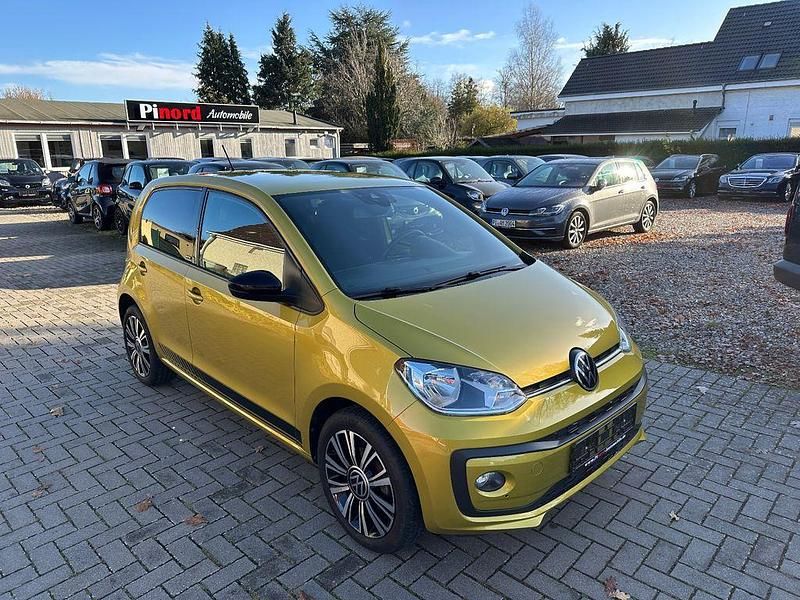 Gelb Gebraucht 2021 VW up! United Kleinwagen | 11.999 € (Fairer Preis) - Bild 1/4