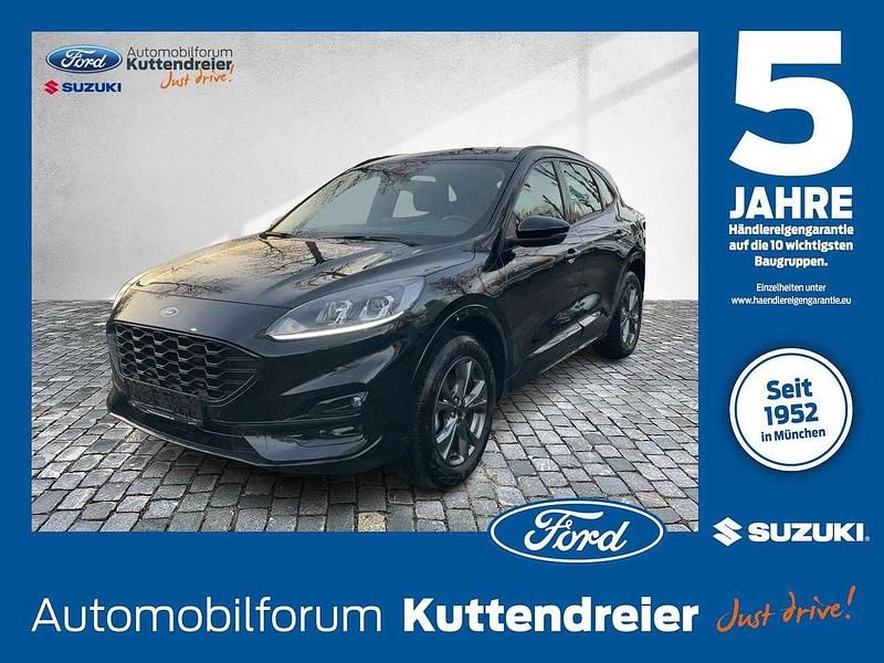 Obsidianschwarz metallic Gebraucht 2022 Ford Kuga ST-Line SUV | 23.780 € (Guter Preis) - Bild 1/4