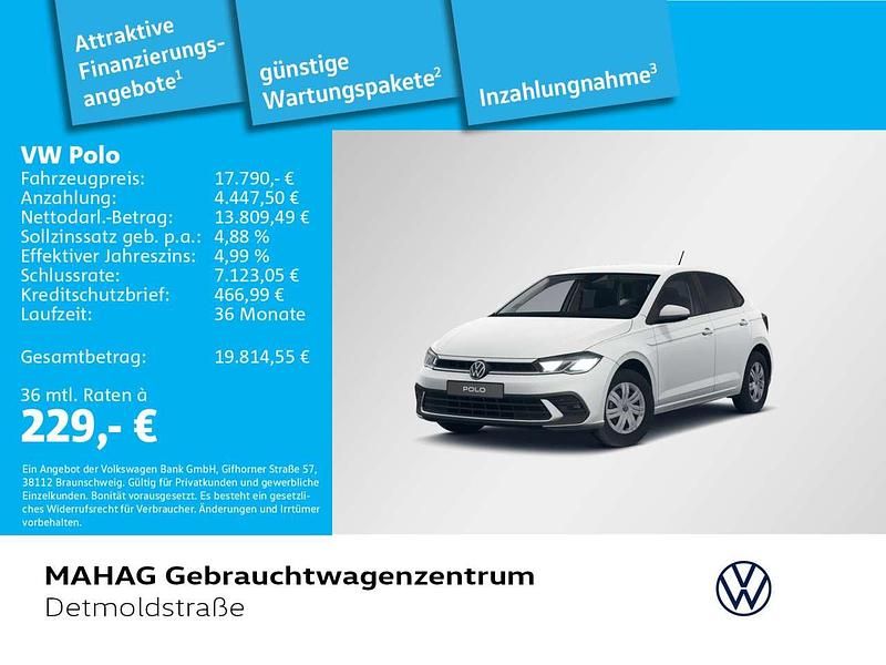 Neu VW Polo 80 PS (58 kW) 2026 Pure white Kleinwagen