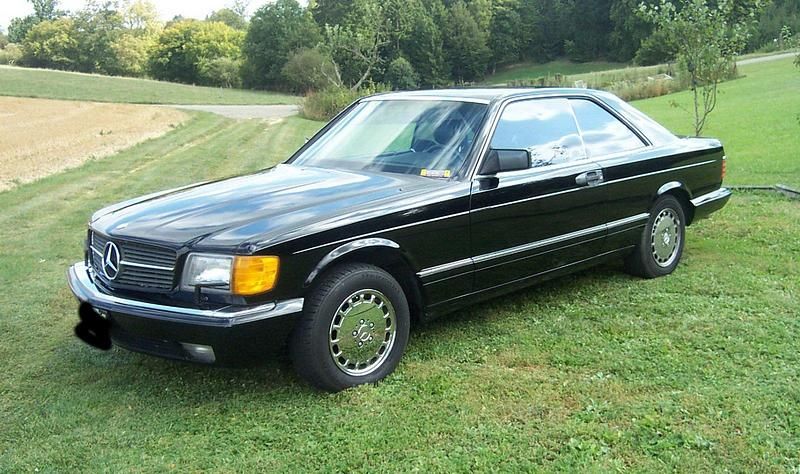 Schwarz Gebraucht 1989 Mercedes 560 Coupé | 26.900 € - Bild 1/4