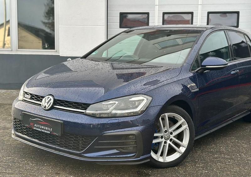 Blau Gebraucht 2017 VW Golf VII GTD Limousine | 17.900 € (Teuer) - Bild 1/4