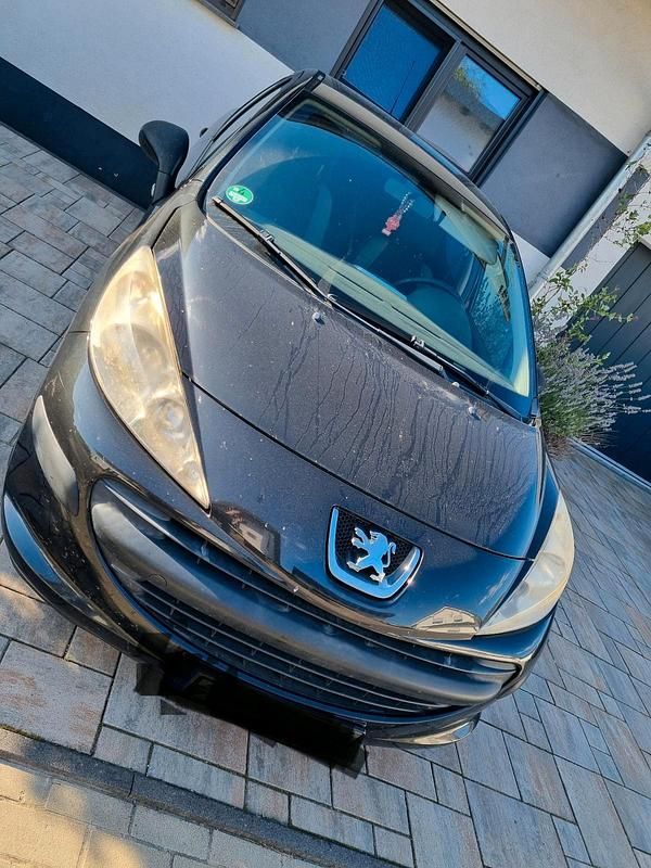 Schwarz Gebraucht 2007 Peugeot 207 Kleinwagen | 750 € (Superpreis) - Bild 1/4