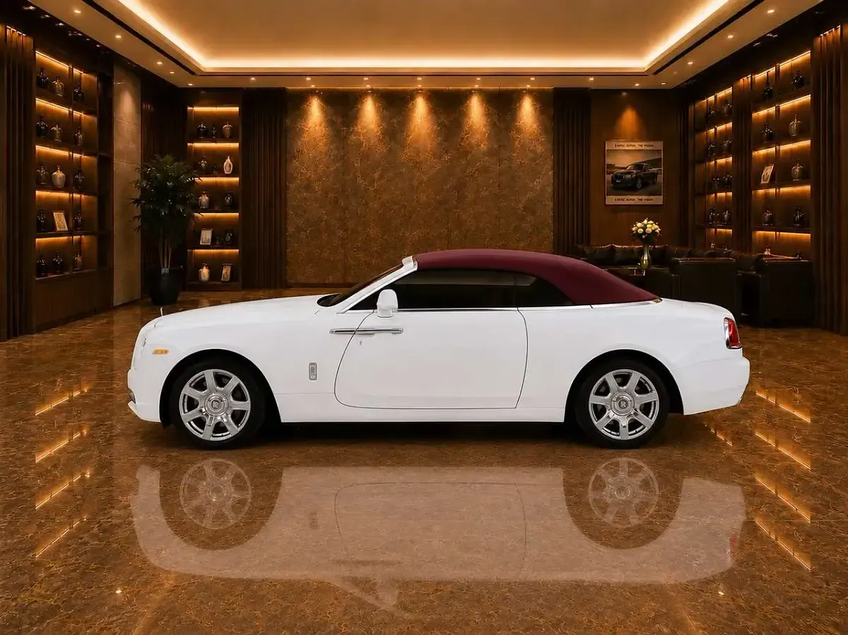 Gebraucht Rolls Royce Dawn 571 PS (419 kW) 2018 Weiß Cabrio