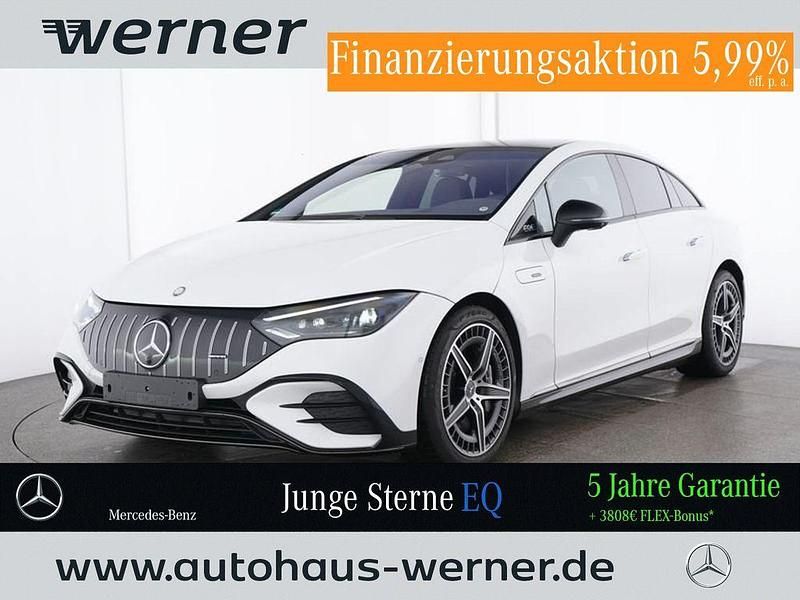 Manufaktur lack manufaktur opali Gebraucht 2024 Mercedes EQE AMG 43 Premium Limousine | 68.686 € (Teuer) - Bild 1/4