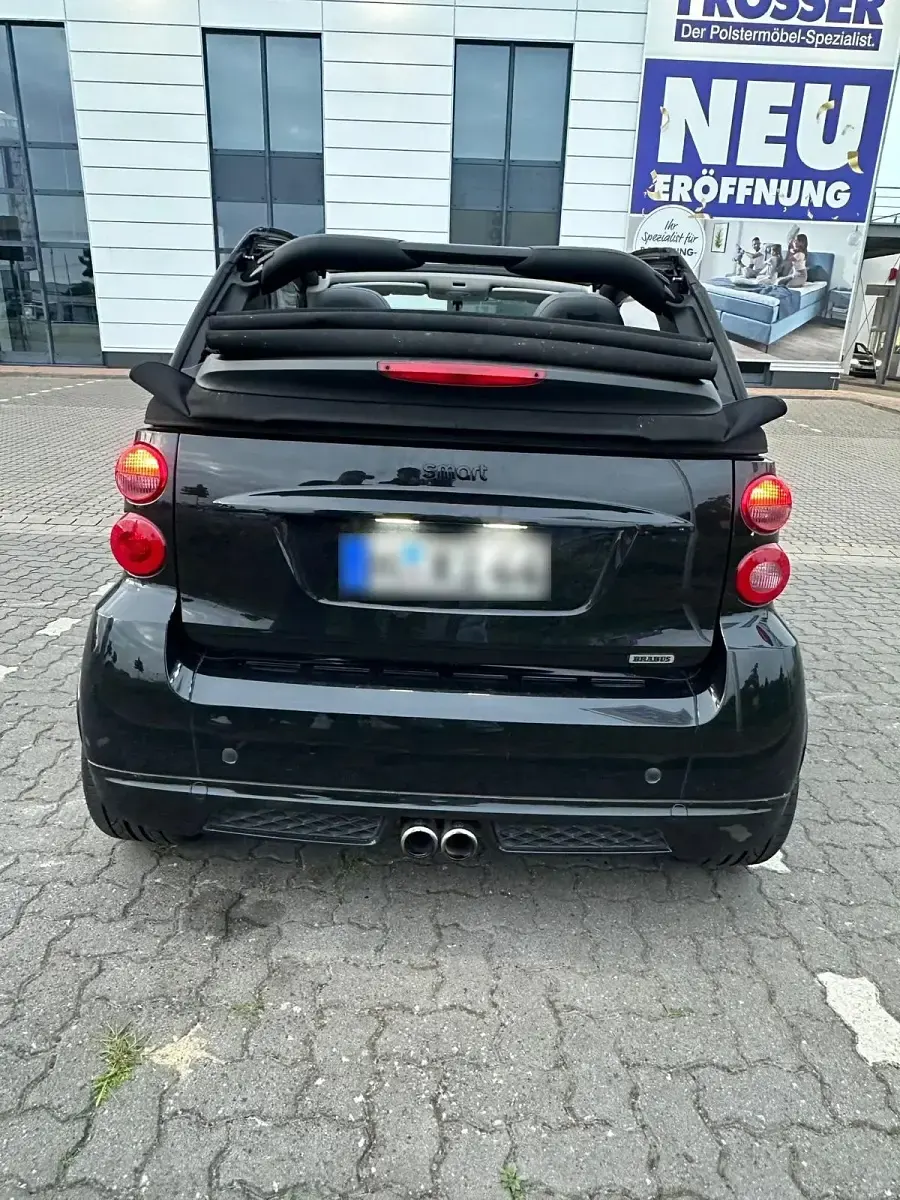 Gebraucht Smart ForTwo Cabrio Brabus 120 PS (88 kW) 2008 Schwarz Cabrio