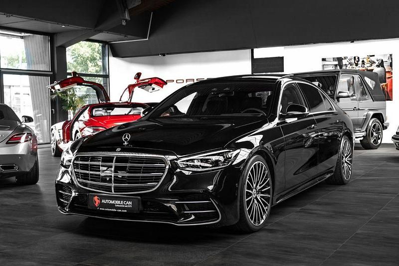 Obsidianschwarz Gebraucht 2021 Mercedes S500 AMG line Limousine | 88.900 € (Fairer Preis) - Bild 1/4