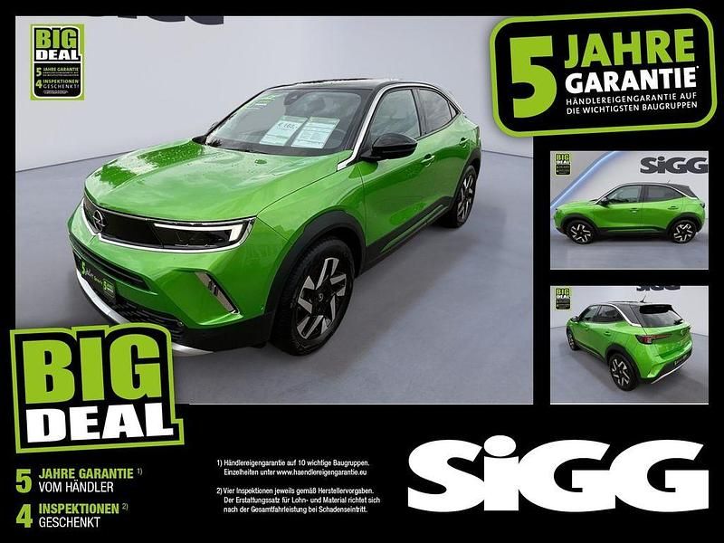 Matcha green/ikone gruen Gebraucht 2022 Opel Mokka Elegance SUV | 15.880 € (Guter Preis) - Bild 1/4