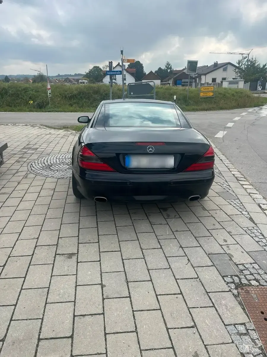 Gebraucht Mercedes SL500 300 PS (220 kW) 2003 Schwarz Cabrio