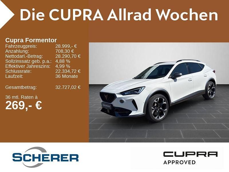 "candy" weiss Gebraucht 2024 Cupra Formentor VZ SUV | 28.999 € (Superpreis) - Bild 1/4