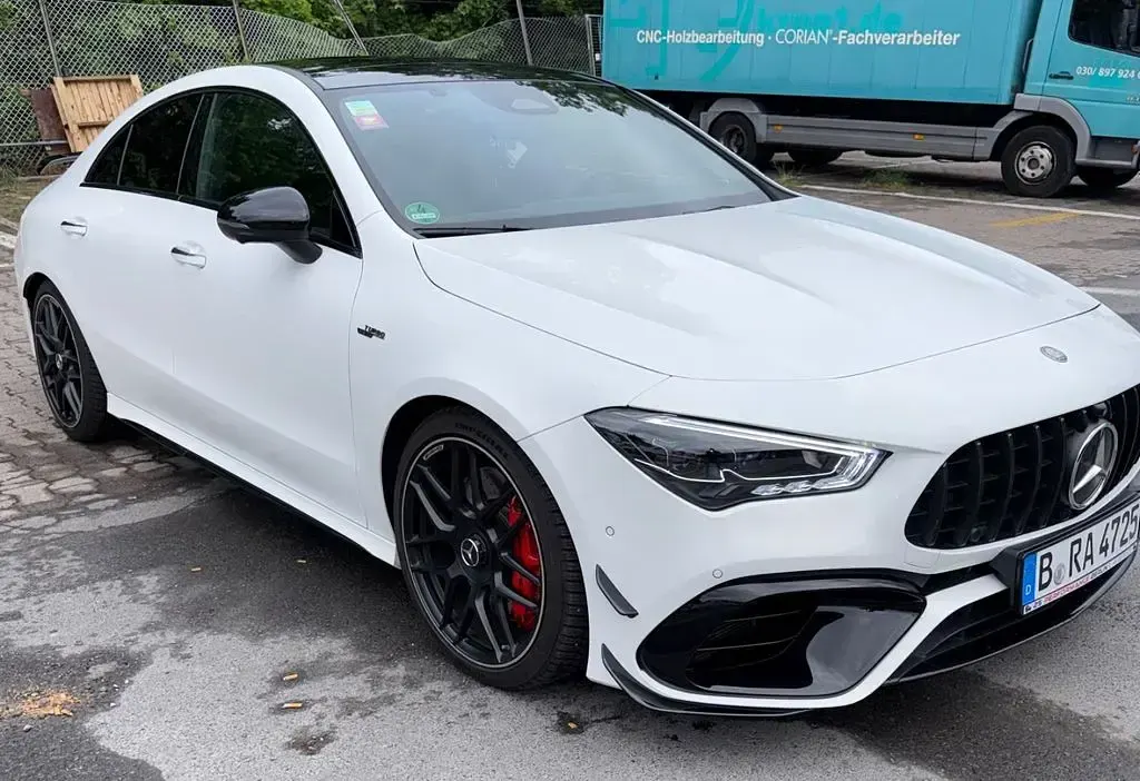 Gebraucht Mercedes CLA45 AMG AMG 421 PS (309 kW) 2024 Weiß Coupé