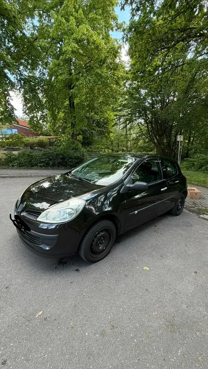 Gebraucht Renault Clio 75 PS (55 kW) 2008 Schwarz Kleinwagen