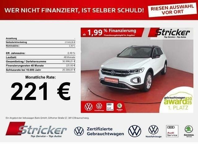 Pure white Gebraucht 2024 VW T-Roc Style SUV | 27.949 € (Guter Preis) - Bild 1/4