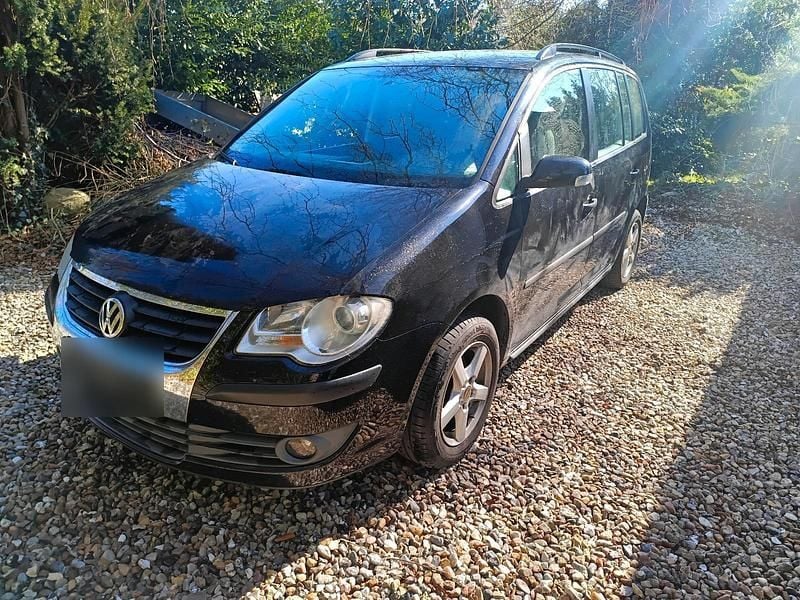 Gebraucht VW Touran 102 PS (75 kW) 2007 Schwarz Van / Kleinbus
