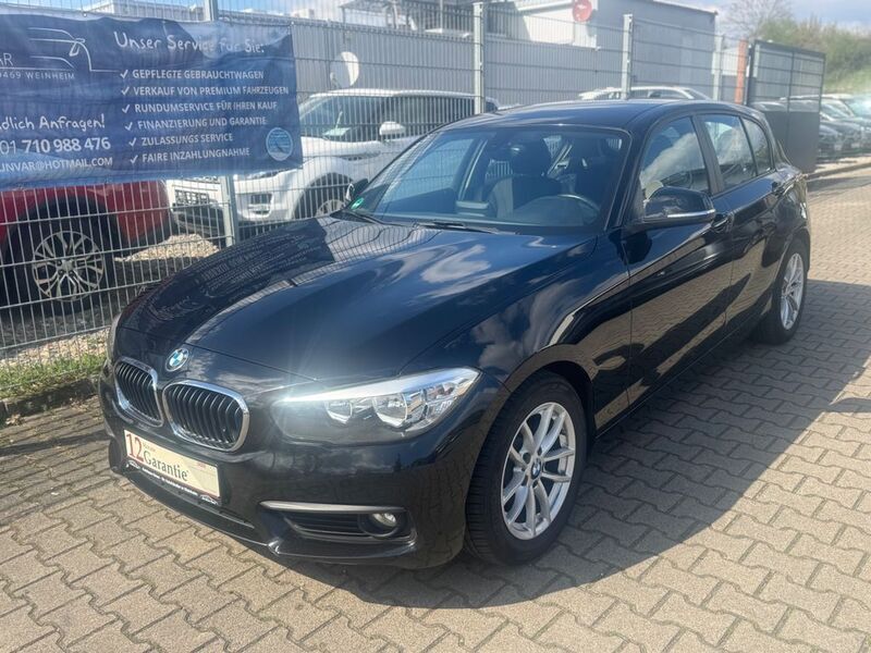 Schwarz Gebraucht 2018 BMW 118 Advantage Kleinwagen | 12.990 € (Fairer Preis) - Bild 1/4