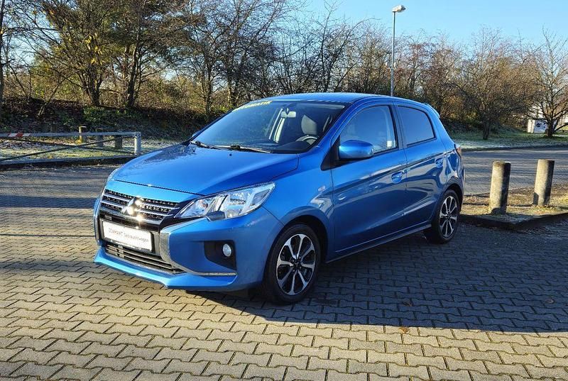 Blau Gebraucht 2022 Mitsubishi Space Star Spirit+ Limousine | 13.590 € (Fairer Preis) - Bild 1/4