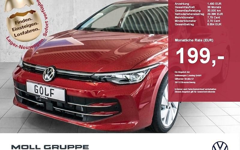 Neu VW Golf VIII Style 150 PS (110 kW) 2026 Rot Limousine