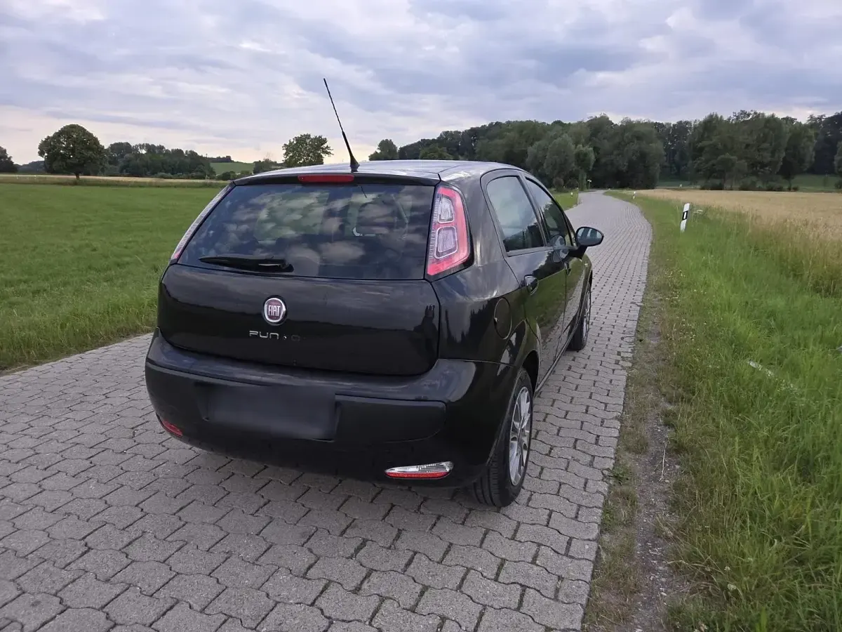 Gebraucht Fiat Punto Evo 69 PS (50 kW) 2011 Schwarz Kleinwagen