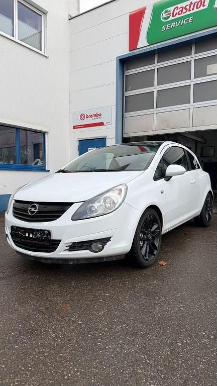 Gebraucht Opel Corsa Edition 80 PS (58 kW) 2009 Weiß Kleinwagen