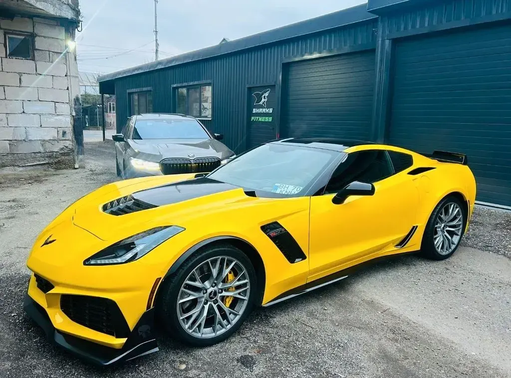 Second-hand Corvette Z06 659 CP (484 kW) 2016 Galben Cabrio