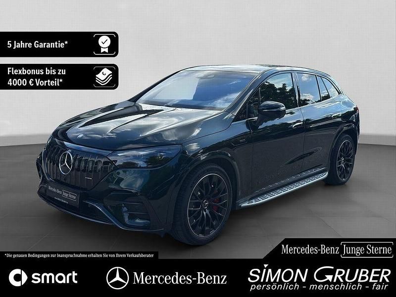 Lack smaragdgrün (metallic) Gebraucht 2024 Mercedes EQE AMG 43 AMG SUV | 79.900 € (Guter Preis) - Bild 1/4