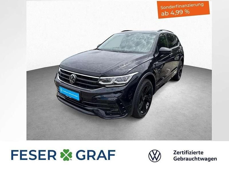 Deep black perleffekt Gebraucht 2024 VW Tiguan Allspace R-line SUV | 39.950 € (Guter Preis) - Bild 1/2