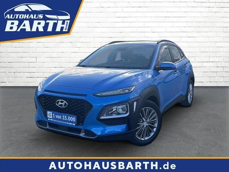 Blue lagoon / mic Gebraucht 2018 Hyundai Kona Trend SUV | 12.480 € (Fairer Preis) - Bild 1/4