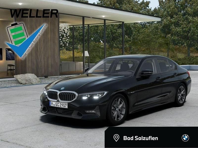 Bmw 330e touring aut. sport li (schwarz) Gebraucht 2021 BMW 330e Shadowline Limousine | 28.950 € (Superpreis) - Bild 1/4