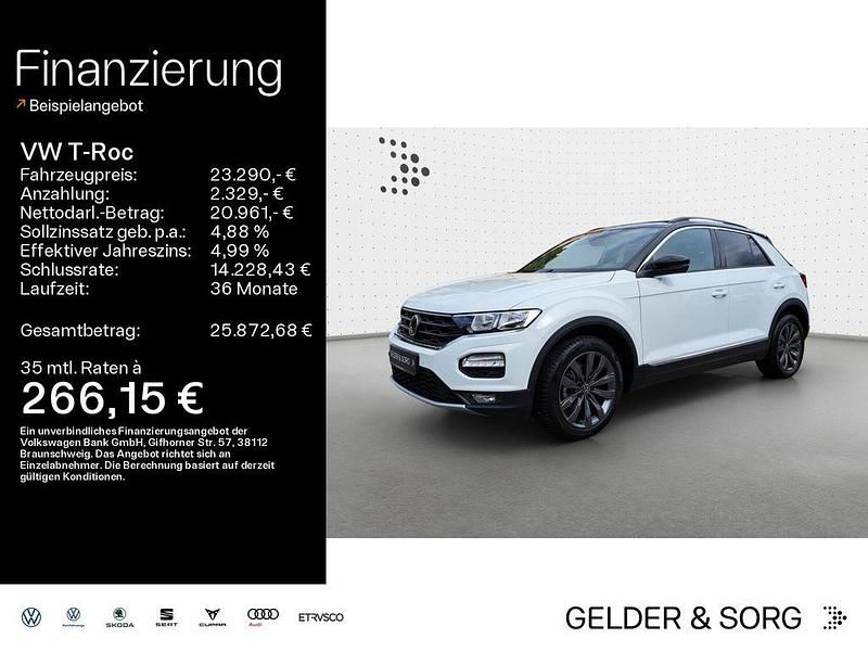 Pure white Gebraucht 2021 VW T-Roc Sportline SUV | 23.290 € (Superpreis) - Bild 1/4