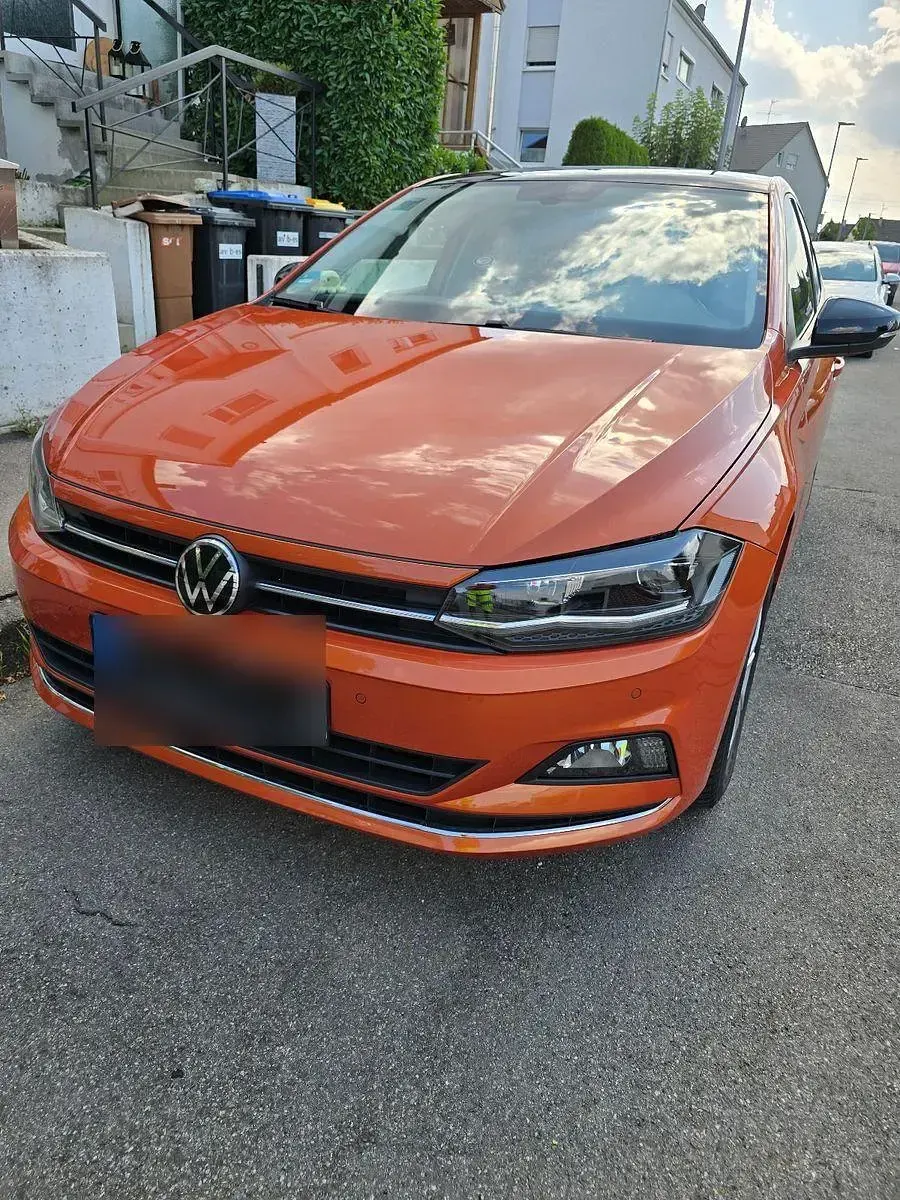 Gebraucht VW Polo Highline 95 PS (69 kW) 2020 Orange Kleinwagen