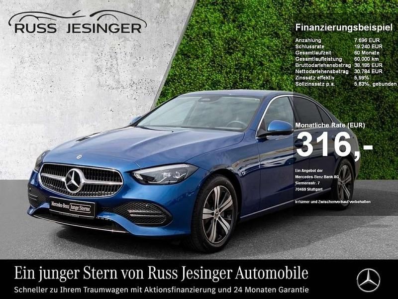 Blau Gebraucht 2024 Mercedes C180 Avantgarde Limousine | 38.480 € (Fairer Preis) - Bild 1/3