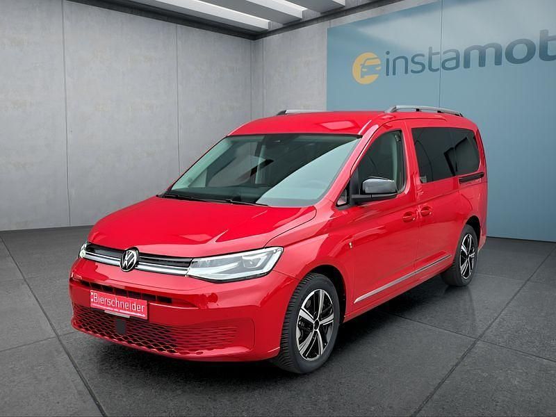 Rot Neu 2025 VW Caddy Maxi Van / Kleinbus | 40.699 € (Teuer) - Bild 1/4