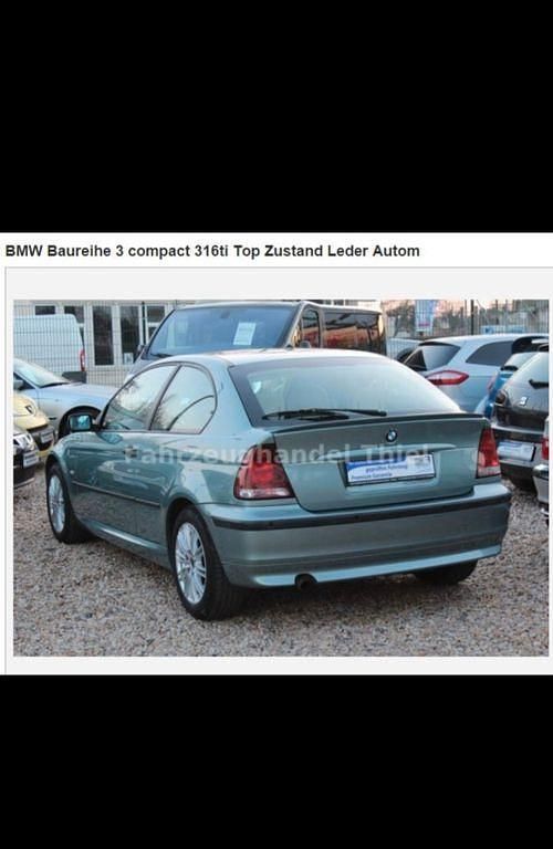 Gebraucht BMW 316 116 PS (85 kW) 2003 Grün Limousine