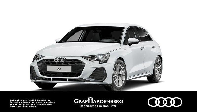 Gebraucht Audi A3 S-Line 150 PS (110 kW) 2025 Gletscherweiß metallic Limousine